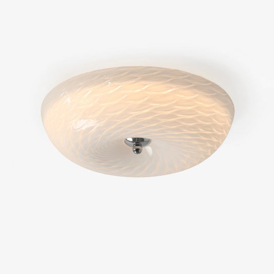 Whirlpool Ceiling Light | Glass Swirling Design | 45cm Diameter