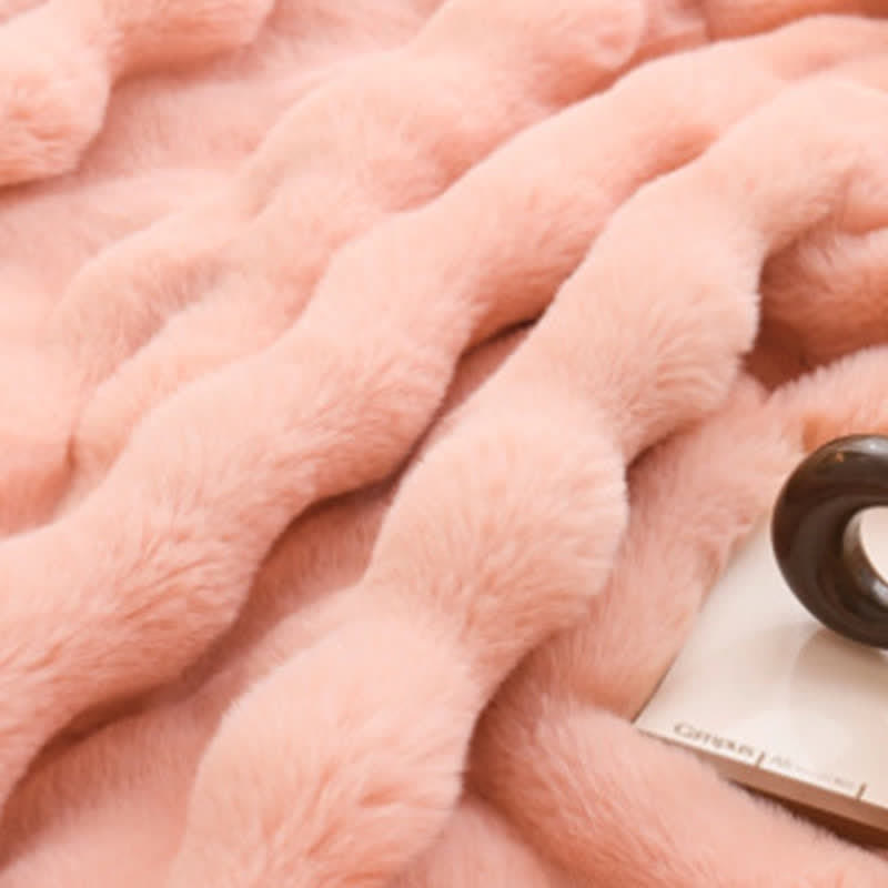 Velvet Throw Blanket | Thick & Soft | Full/Queen Size