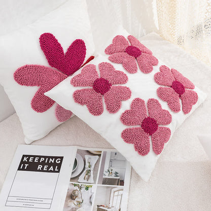 Valentine's Day Pillow Cover | Embroidered Polycotton | 18" x 18"