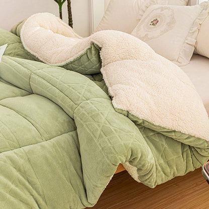 Plush Fleece Blanket | Thick Polyester | Full, Queen, King Sizes