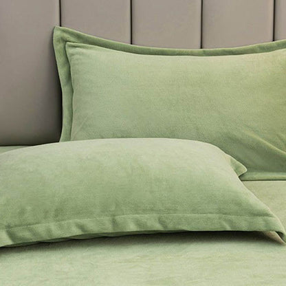 Velvety Decorative Pillowcases | Soft Polyester | Set of 2