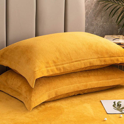 Velvety Decorative Pillowcases | Soft Polyester | Set of 2