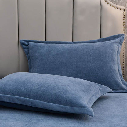 Velvety Decorative Pillowcases | Soft Polyester | Set of 2