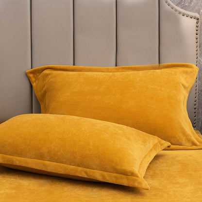Velvety Decorative Pillowcases | Soft Polyester | Set of 2