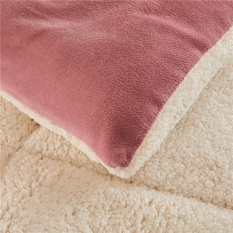 Thick Blanket | Premium Microfiber & Sherpa Fleece | Full, Queen, King Sizes