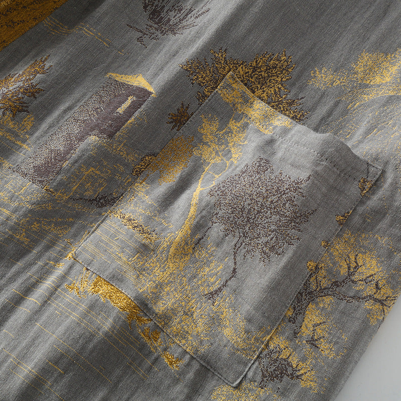 Kimono Bathrobe | Pure Cotton | Breathable Gauze Texture