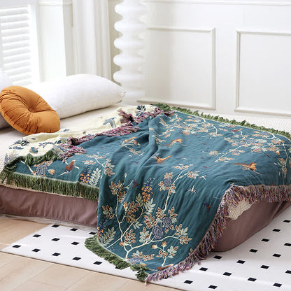 Reversible Quilt | Organic Cotton Gauze | Full/Queen Size