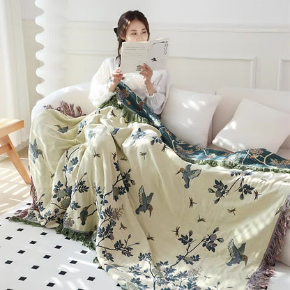 Reversible Quilt | Organic Cotton Gauze | Full/Queen Size