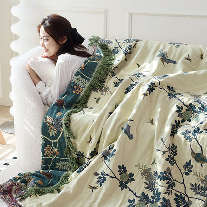 Reversible Quilt | Organic Cotton Gauze | Full/Queen Size