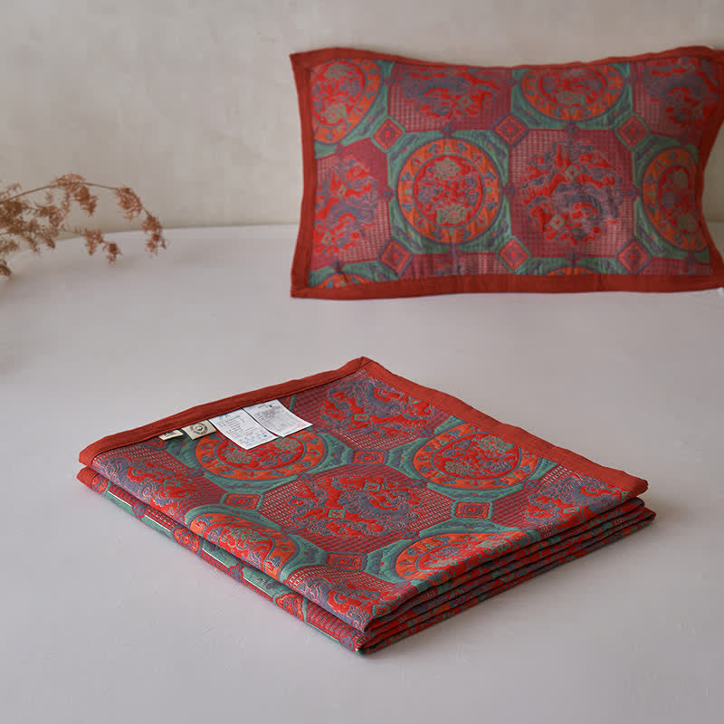 Cotton Gauze Quilt Set | Eco-Friendly Dual Layer | Full/Queen/King Sizes