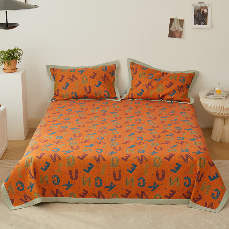Cotton Gauze Quilt Set | Breathable & Eco-Friendly | Available in Full, Queen, Cal King, King Sizes