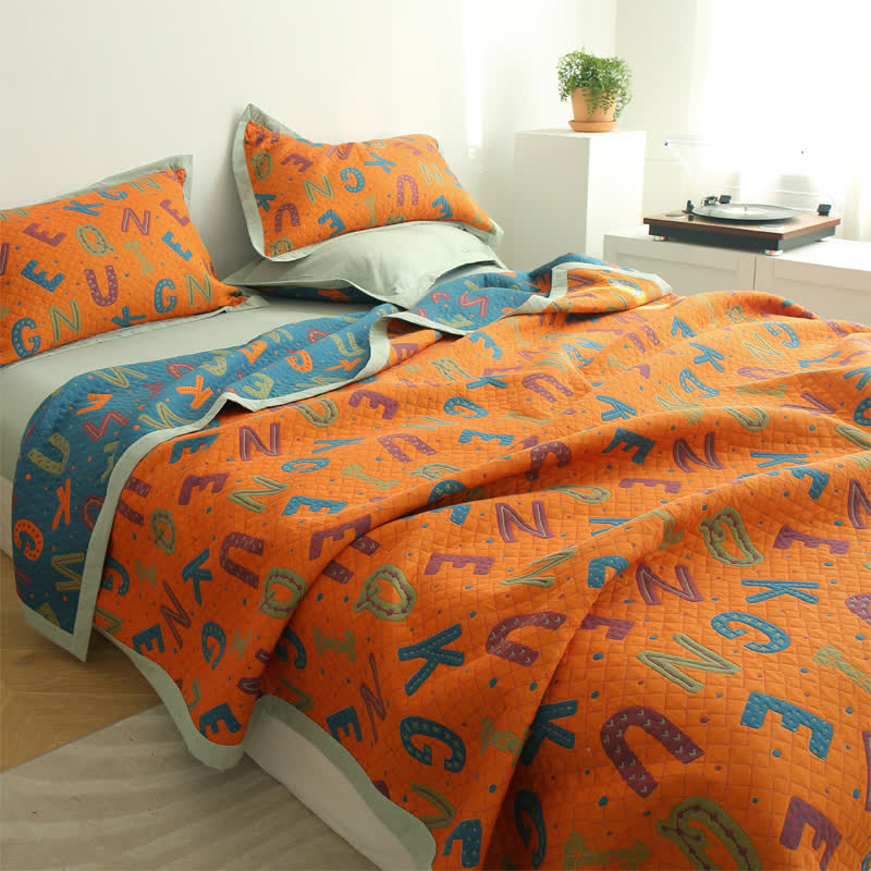Cotton Gauze Quilt Set | Breathable & Eco-Friendly | Available in Full, Queen, Cal King, King Sizes