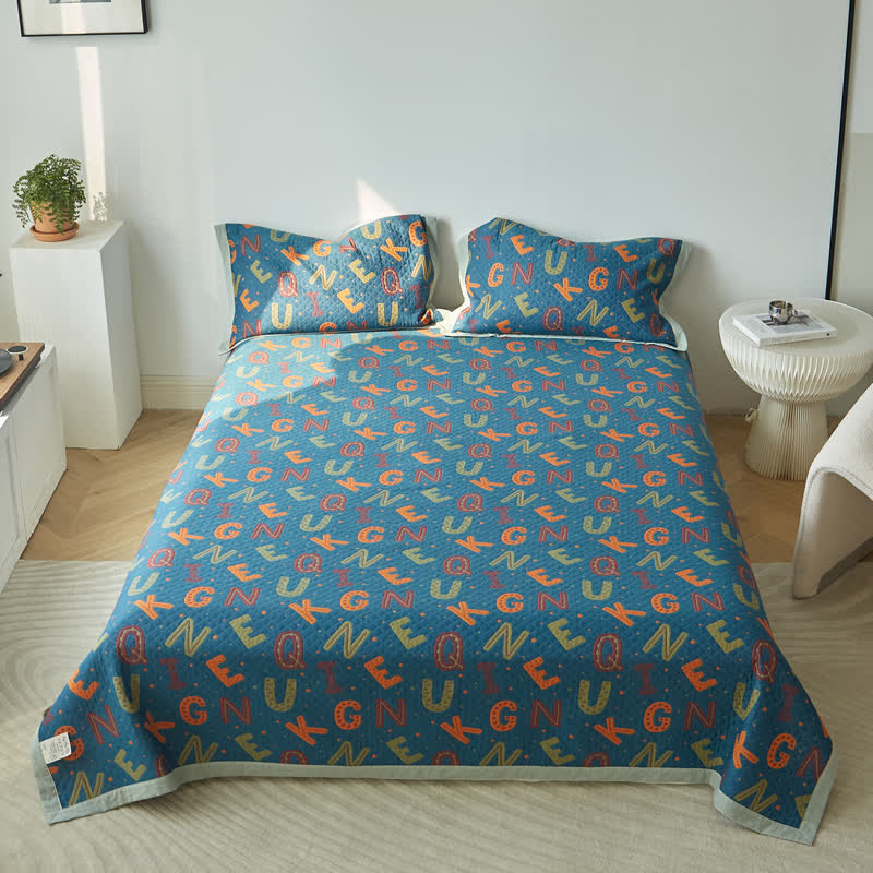Cotton Gauze Quilt Set | Breathable & Eco-Friendly | Available in Full, Queen, Cal King, King Sizes