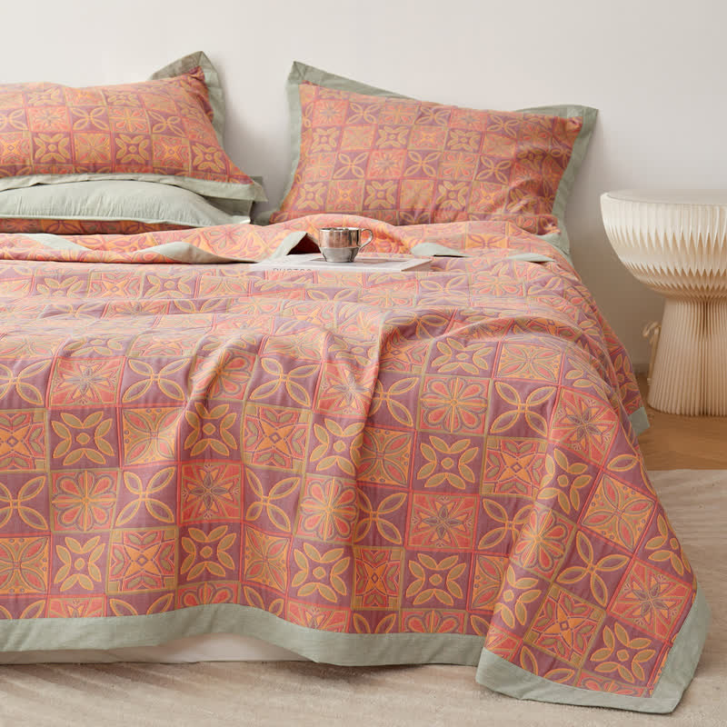 Cotton Quilt | Eco-Friendly Jacquard Design | Full, Queen, Cal King, King Sizes