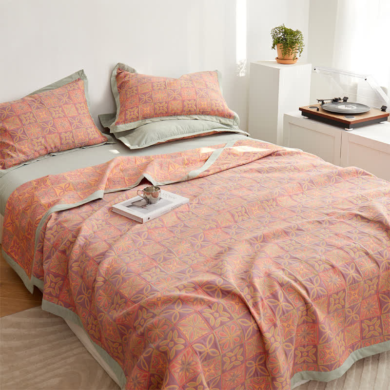 Cotton Quilt | Eco-Friendly Jacquard Design | Full, Queen, Cal King, King Sizes
