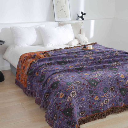 Bohemian Floral Quilt | 100% Cotton Gauze | Available in Full, Queen, King Sizes