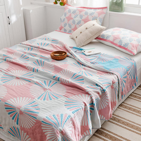 Bohemian Cotton Quilt | Eco-Friendly Art Prints | Full/Queen Size Options