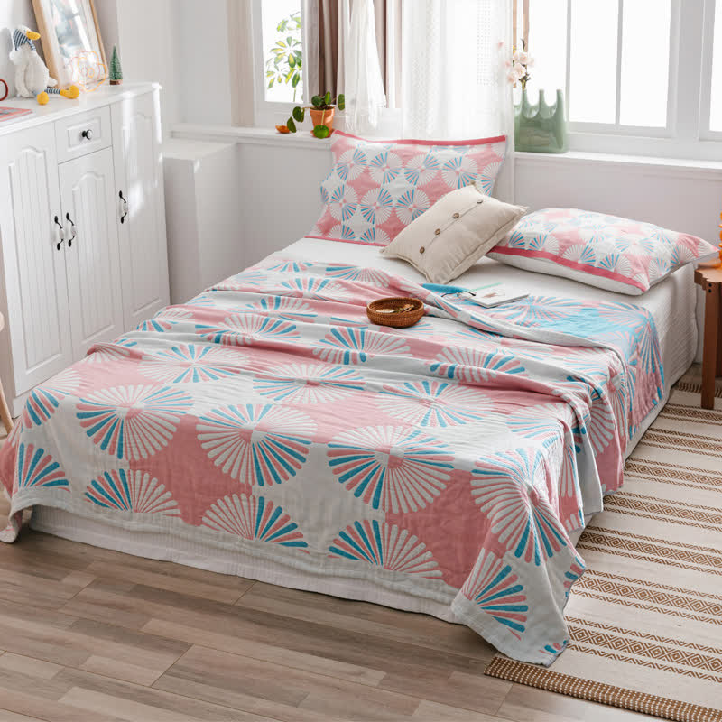 Bohemian Cotton Quilt | Eco-Friendly Art Prints | Full/Queen Size Options