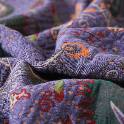 Bohemian Floral Quilt | 100% Cotton Gauze | Available in Full, Queen, King Sizes