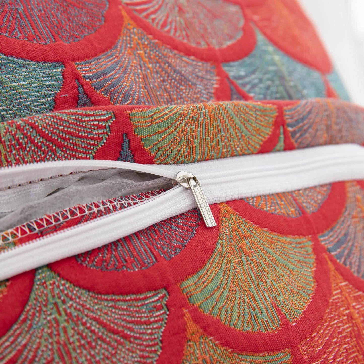 Jacquard Fish Scale Pillowcases | 100% Cotton Gauze | Set of 2