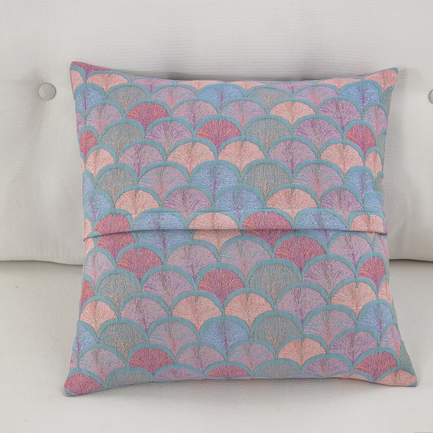 Jacquard Fish Scale Pillowcases | 100% Cotton Gauze | Set of 2