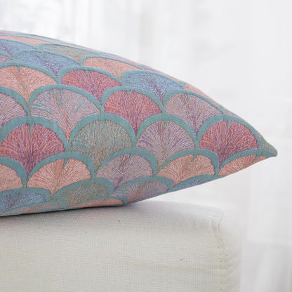 Jacquard Fish Scale Pillowcases | 100% Cotton Gauze | Set of 2