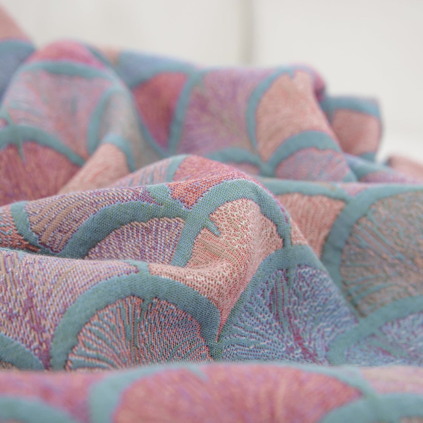 Jacquard Fish Scale Pillowcases | 100% Cotton Gauze | Set of 2