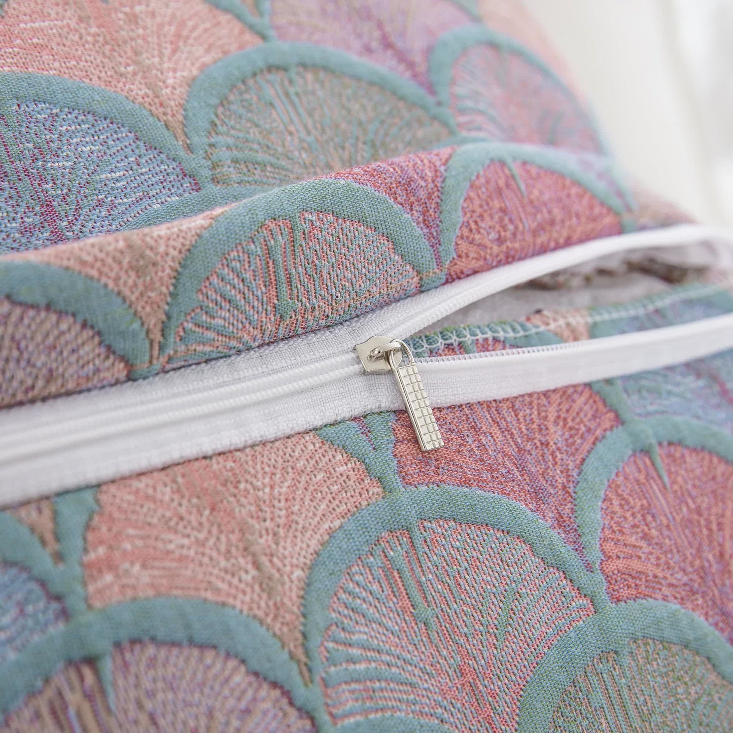 Jacquard Fish Scale Pillowcases | 100% Cotton Gauze | Set of 2