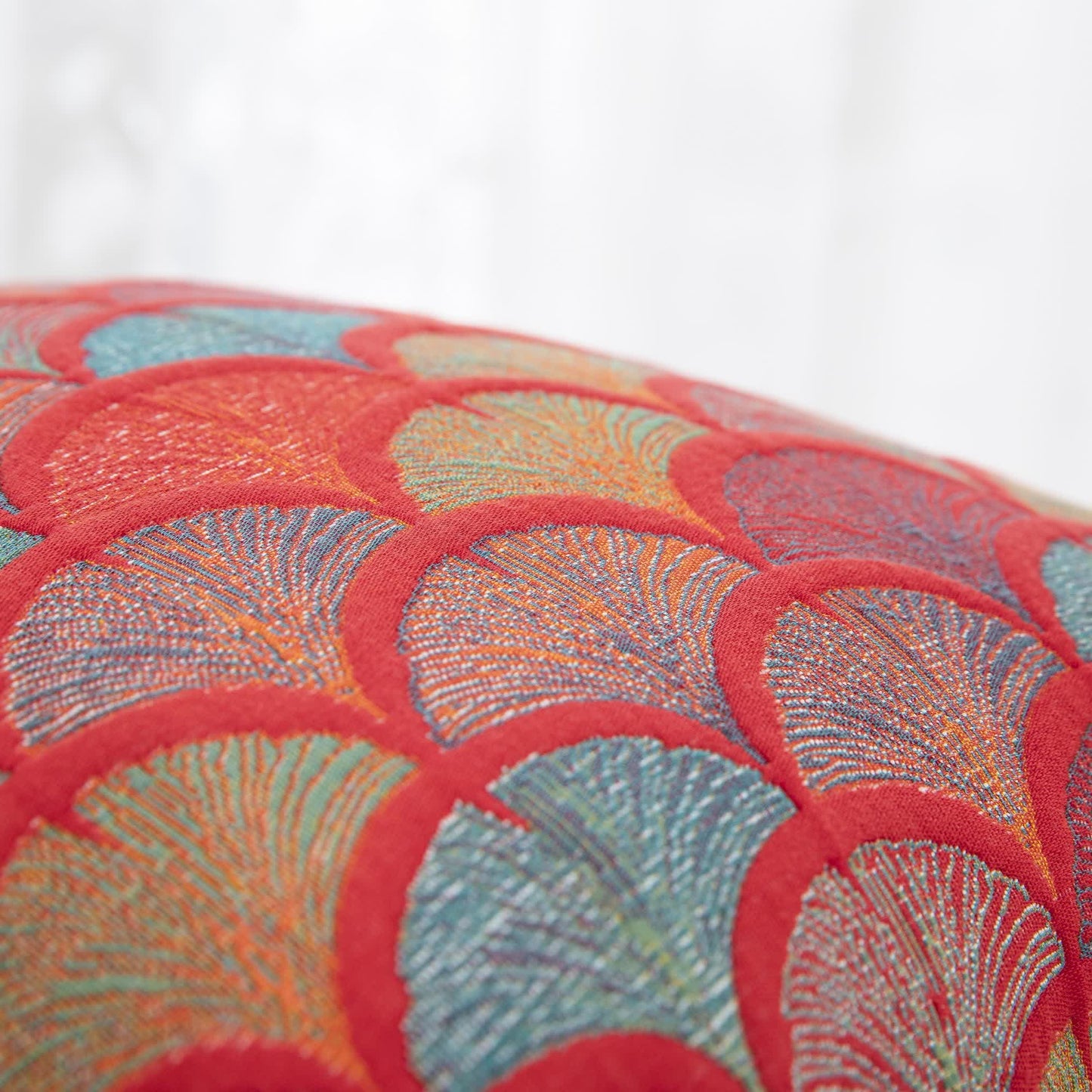 Jacquard Fish Scale Pillowcases | 100% Cotton Gauze | Set of 2