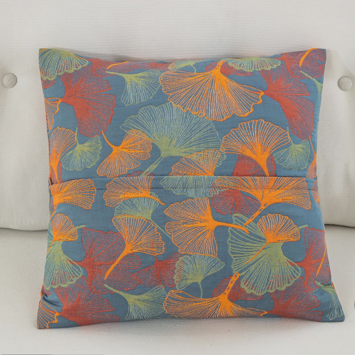 Ginkgo Leaf Cotton Gauze Pillowcases | Premium Pure Cotton | Set of 2