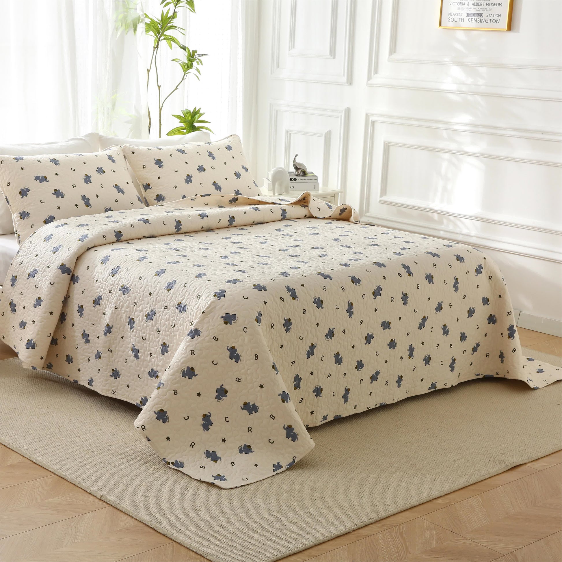 Elephant Bedding Set | 100% Cotton | Full/Queen/King Sizes