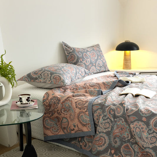 Cotton Gauze Summer Quilt | Eco-Friendly 100% Cotton | Available in Queen, Cal King, and King Sizes