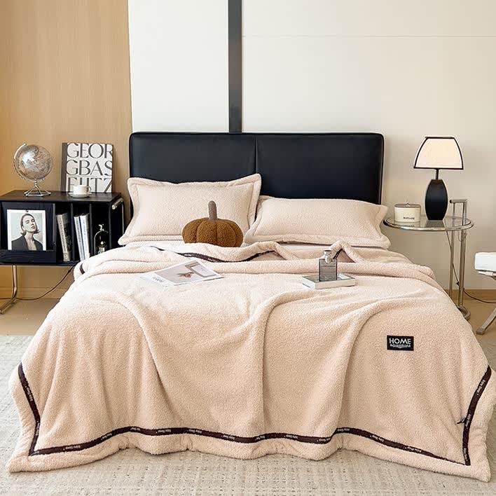 Fluffy Fleece Throw Blanket | Soft Polyester | Full Size 71"W x 86"L