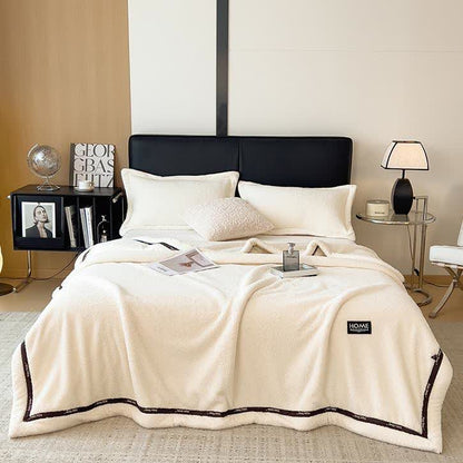 Fluffy Fleece Throw Blanket | Soft Polyester | Full Size 71"W x 86"L