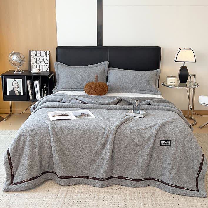 Fluffy Fleece Throw Blanket | Soft Polyester | Full Size 71"W x 86"L