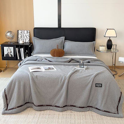 Fluffy Fleece Throw Blanket | Soft Polyester | Full Size 71"W x 86"L