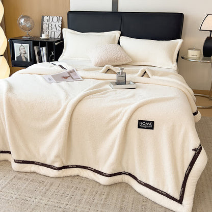 Fluffy Fleece Throw Blanket | Soft Polyester | Full Size 71"W x 86"L