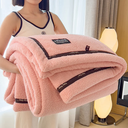 Fluffy Fleece Throw Blanket | Soft Polyester | Full Size 71"W x 86"L