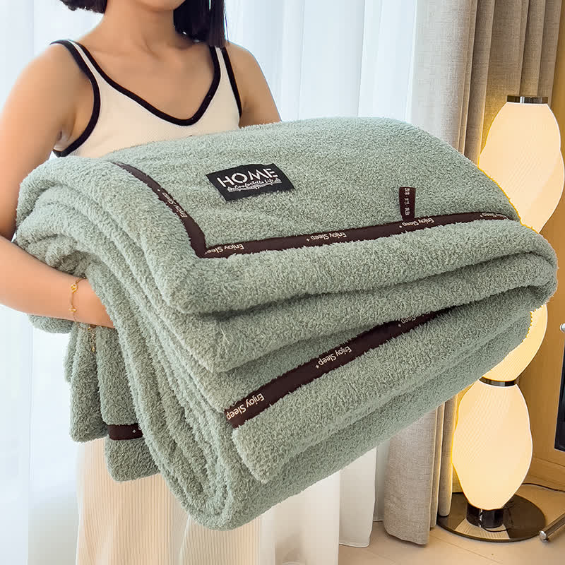 Fluffy Fleece Throw Blanket | Soft Polyester | Full Size 71"W x 86"L