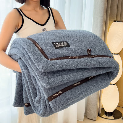 Fluffy Fleece Throw Blanket | Soft Polyester | Full Size 71"W x 86"L