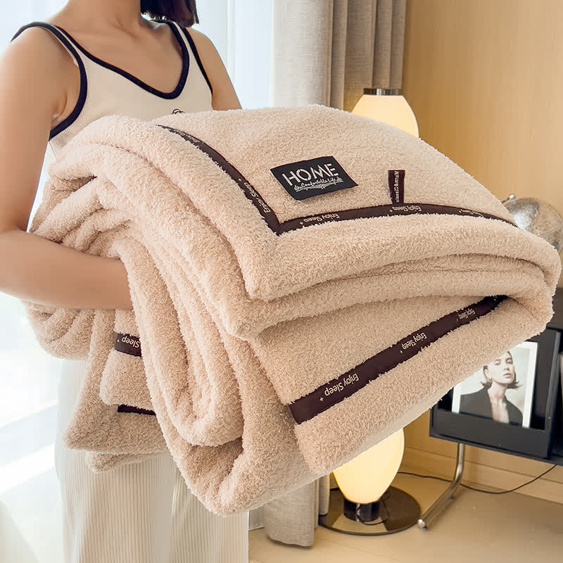 Fluffy Fleece Throw Blanket | Soft Polyester | Full Size 71"W x 86"L