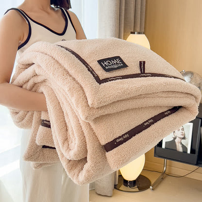 Fluffy Fleece Throw Blanket | Soft Polyester | Full Size 71"W x 86"L