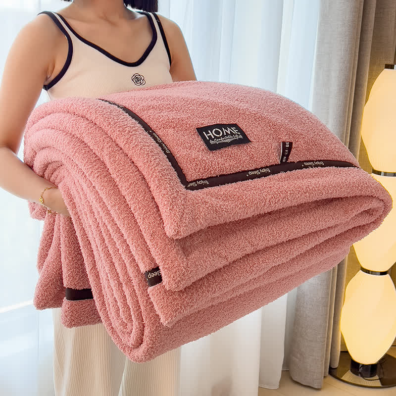 Fluffy Fleece Throw Blanket | Soft Polyester | Full Size 71"W x 86"L