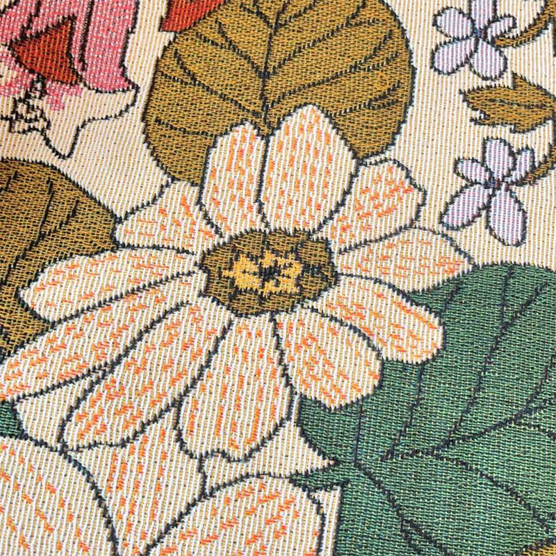 Colorful Floral Tapestry Blanket | High-Quality Polycotton | 51"x63" & 63"x86"
