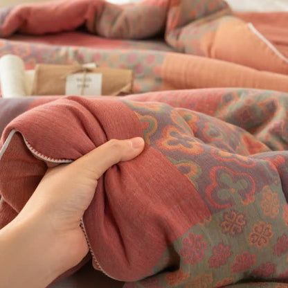 Cotton Gauze Quilt | Eco-Friendly & Soft | Full/Queen Size