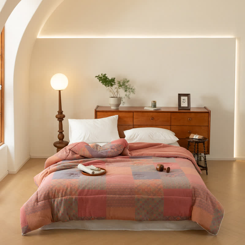 Cotton Gauze Quilt | Eco-Friendly & Soft | Full/Queen Size