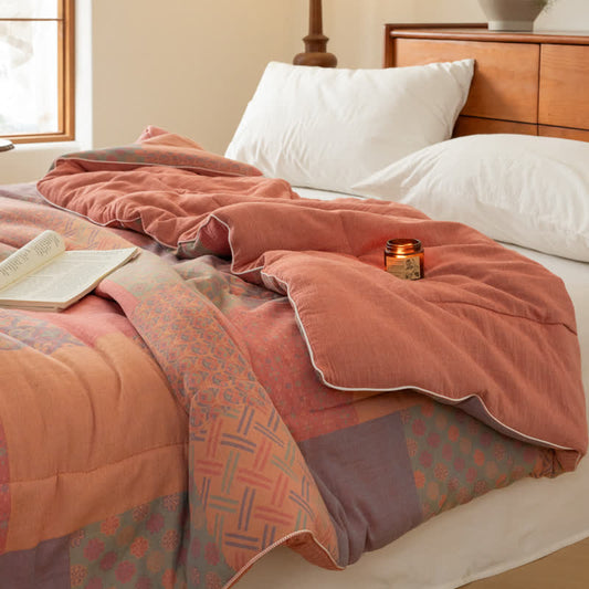 Cotton Gauze Quilt | Eco-Friendly & Soft | Full/Queen Size