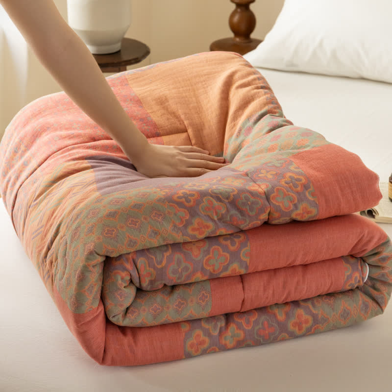 Cotton Gauze Quilt | Eco-Friendly & Soft | Full/Queen Size