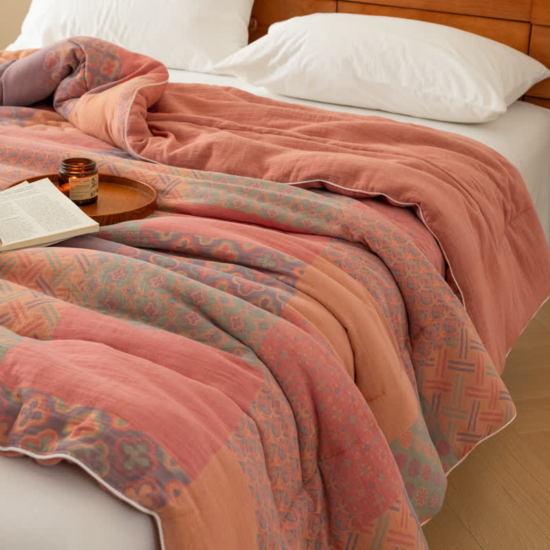 Cotton Gauze Quilt | Eco-Friendly & Soft | Full/Queen Size