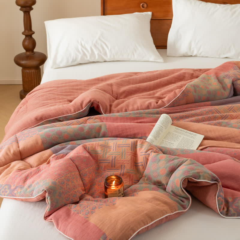Cotton Gauze Quilt | Eco-Friendly & Soft | Full/Queen Size